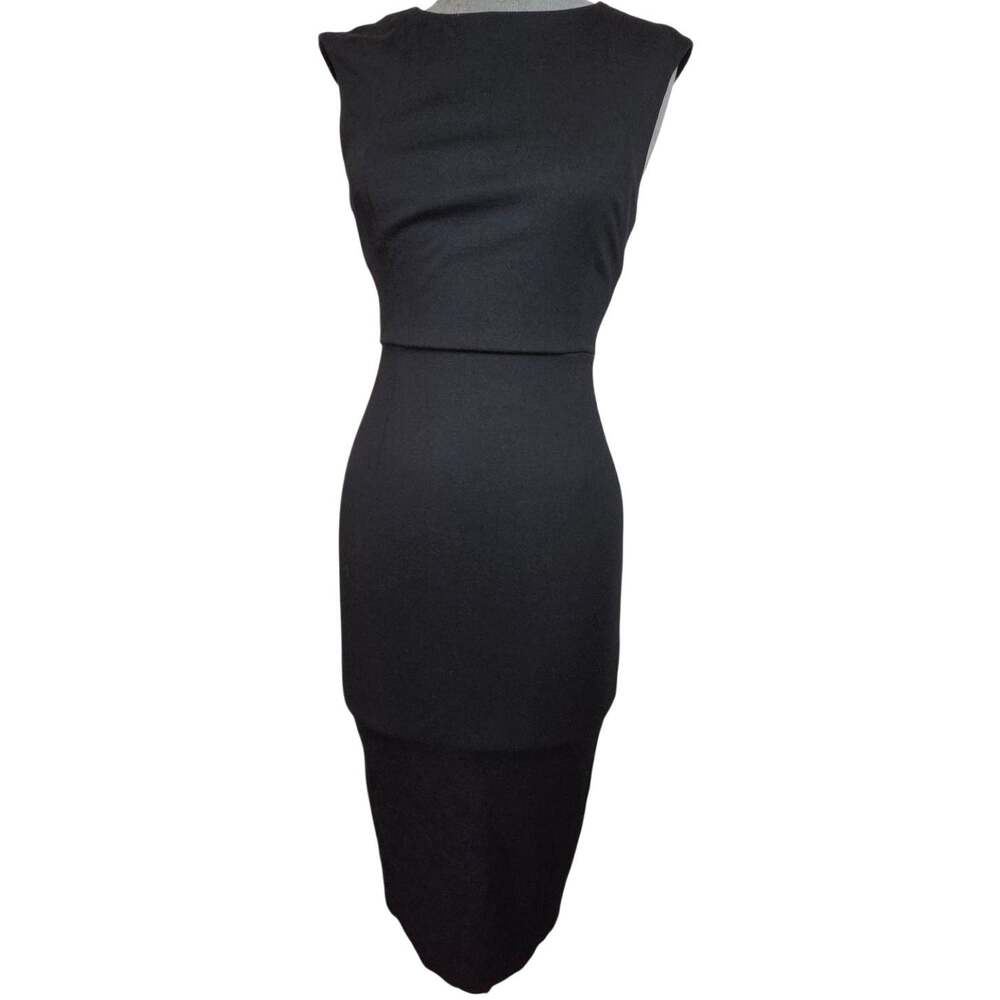 Black Bodycon Midi Dress Size 0